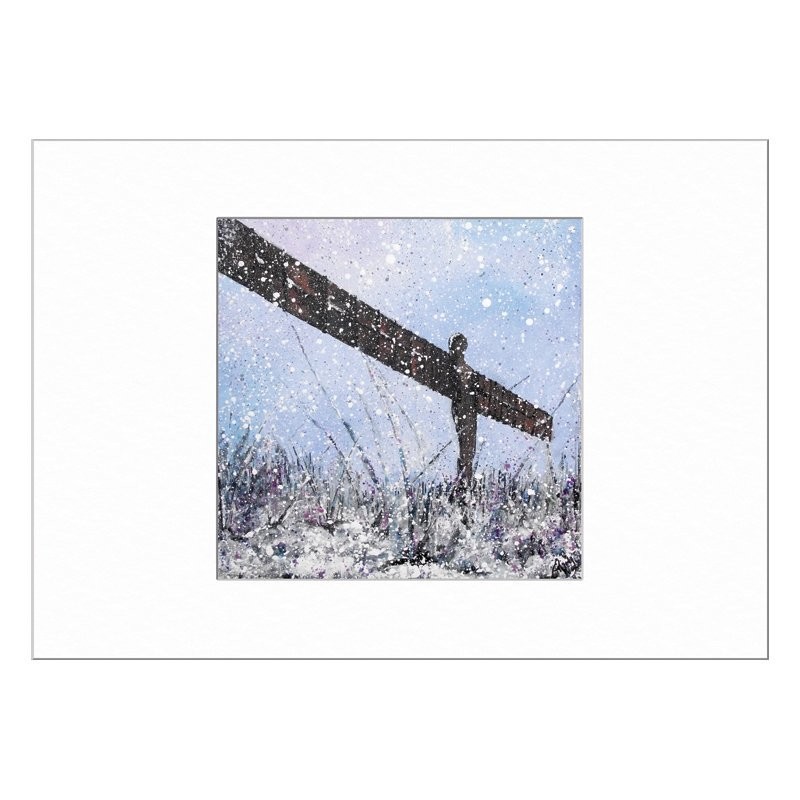 Angel of the North Limited Edition Print with Mount